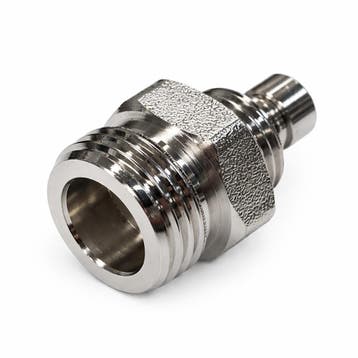 CO2 adapter fustkoppeling 5/8 aansluiting, Ophalen of Verzenden