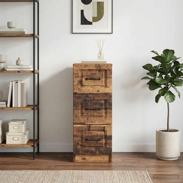 vidaXL Ladenkast Oud hout 33 x 34,5 x 87 cm Bewerkt hout, Verzenden, Nieuw