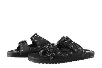 Vingino Sandalen in maat 37 Zwart, Zwart, Sandalen of Muiltjes, Zo goed als nieuw, Vingino