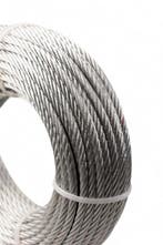 Staalkabel 4mm 20 meter gebundeld, Verzenden, Nieuw