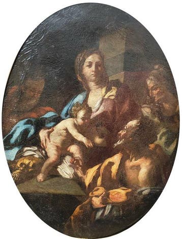 Francesco Solimena (1657-1747), Kring van - Sacra Famiglia