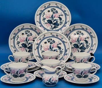 Seltmann Weiden – Kaffee-Service – Porzellan mit floralem, Antiek en Kunst