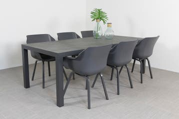 VDG Hartman Sophie/President tuinset 7-delig, Verzenden, Nieuw, Kunststof, Tuinset