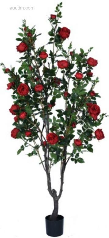 4x artificial rozen plant, Nieuw