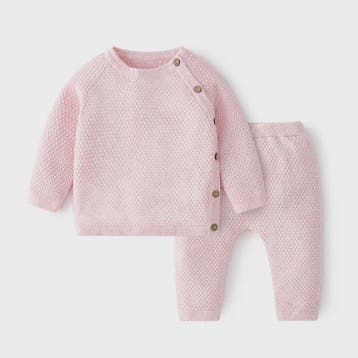 Zachte Katoenen Babykleding Set: Gebreide Trui & Broek voor, Verzenden, Nieuw