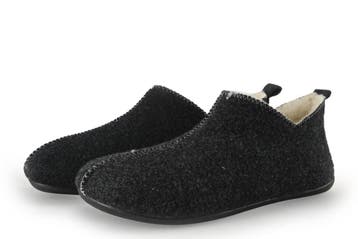 Manfield Pantoffels in maat 41 Zwart, Verzenden, Zwart, Zo goed als nieuw, Pantoffels of Sloffen