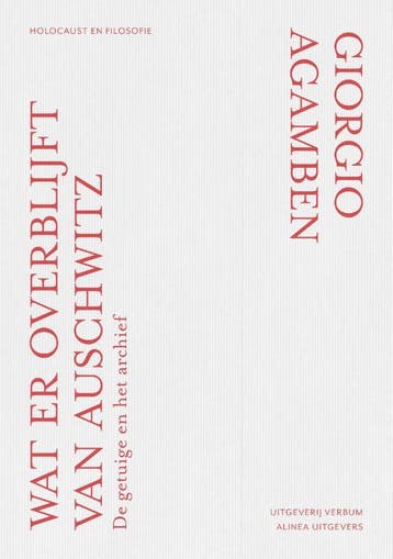 Wat Er Overblijft Van Auschwitz? | Giorgio Agamben | Nieuw, Ophalen of Verzenden, Nieuw, Giorgio Agamben
