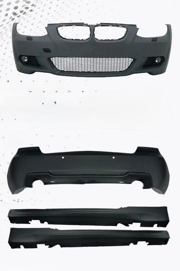 BMW E92/E93 06–09 M-Tech bodykit – bumpers + sideskirts, Auto-onderdelen, Carrosserie en Plaatwerk, Nieuw, Voor, BMW, Bumper