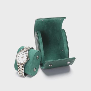 Luxe Embers Groene Horlogerolle - Echt Lederen Reis Etui voo, Verzenden, Nieuw