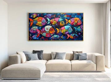 Felix van Horst - Neon Nauticals (XXL), Antiek en Kunst