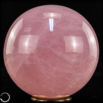 Natuurlijke rozenkwartsbol uit Brazilië- 1357.62 g