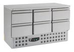 Combisteel Koelwerkbank 400L Met 6 Laden | 1365x700x875mm, Ophalen of Verzenden, Nieuw