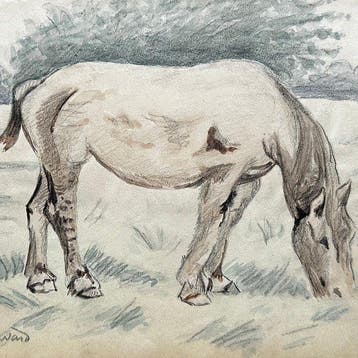 Pierre-Gabriel Lacroix-Bravard (1875-1950) - Le cheval - NO