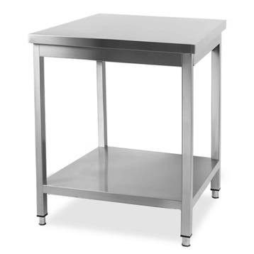 HCB Basic-line Werktafel - met onderschap - 70 x 70 x 85 cm, Verzenden, Nieuw in verpakking, Overige typen