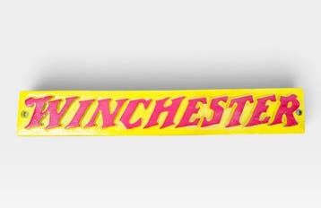 Reclamebord - Winchester - Gietijzer, Antiek en Kunst