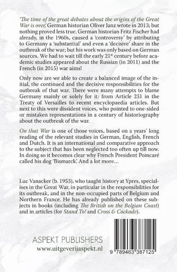 On that war 9789463387125 Luc Vanacker, Verzenden, Zo goed als nieuw, Luc Vanacker