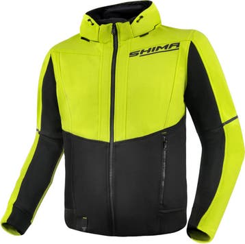 SHIMA Daybreaker Geel Zwart Motor Zip Hoodie, Motoren, Nieuw met kaartje, Jas | textiel, SHIMA, Heren