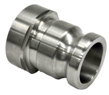 INOX IBC Adapters S60x6 met Camlock Part A (RVS), Met kraantje, 150 liter of meer, Verzenden, Nieuw