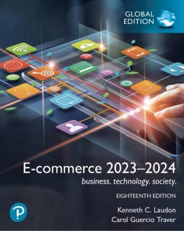 E commerce 2023 2024 business. technology. soc 9781292449722, Zo goed als nieuw