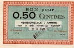 50 Centimes France Komitat 70 Corre Gutschein Fuer 50 Cen..., Postzegels en Munten, Munten | Nederland, Verzenden