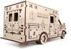 Eco Wood 3D Houten Ambulance DIY Mechanical Modelbouw, Verzenden, Nieuw