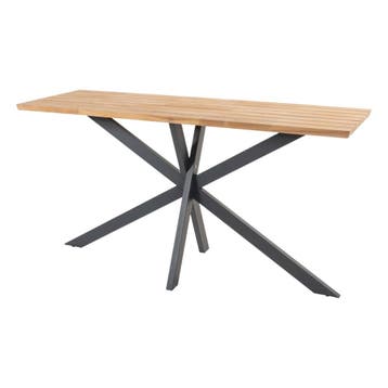 4 Seasons Outdoor Prado bartafel natural teak antraciet -, Nieuw