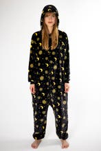 Onesie Maan Zon Sterren Pak M-L Sterrenpak Kostuum Zwart 170, Ophalen of Verzenden, Nieuw, Maat 38/40 (M), Carnaval