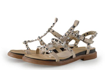 Linea Zeta Sandalen in maat 39 Beige, Kleding | Dames, Verzenden, Beige, Sandalen of Muiltjes, Zo goed als nieuw