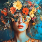 PLM-Art - Flower Power Woman