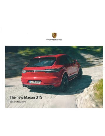 2020 PORSCHE MACAN GTS HARDCOVER BROCHURE ENGELS, Boeken, Nieuw, Porsche, Author