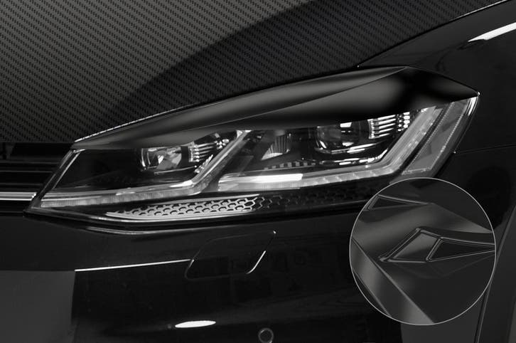 Koplampspoilers voor VW Golf 7 (type AU) SB301-G, Auto-onderdelen, Carrosserie en Plaatwerk, Nieuw, Verzenden