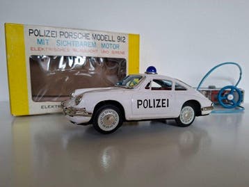 Bandai - Blikken speelgoed - Polizei Porsche Modell 912 -