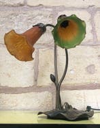 Art Nouveau - Lamp - Pâte de verre - Metaal, Glas