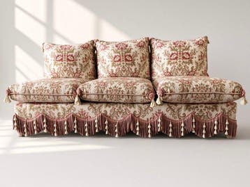 Sofa - Een elegante driezitsbank in Louis XV-stijl uit de