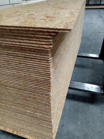 OSB plaat  12mm 61x244  4zijdig tong/groef type 3, Ophalen, Nieuw, Minder dan 20 mm