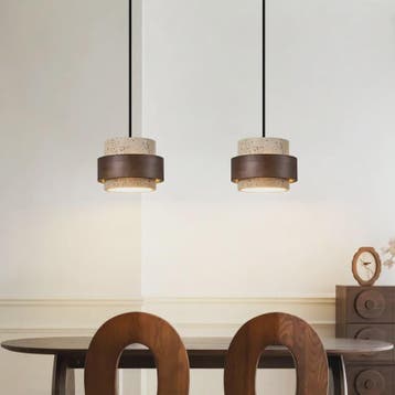 Moderne Design Hanglamp - Sfeervolle Bedlamp met Cave Stone, Verzenden, Nieuw