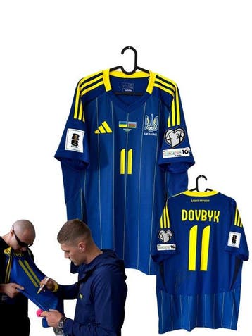 Ukraine - Voetbal Europees kampioenschap - Dovbyk Signed &, Nieuw