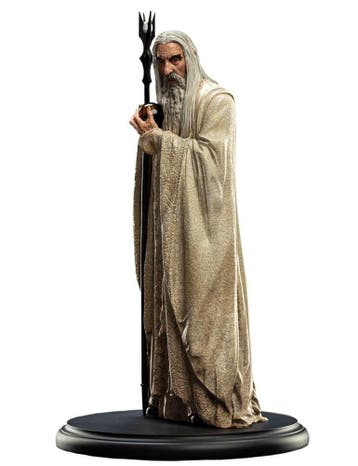 Lord of the Rings Statue Saruman The White 19 cm, Ophalen of Verzenden, Nieuw