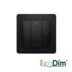 ECODIM | DRAADLOZE SCHAKELAAR ZIGBEE | 1 GROEP | ZWART, Nieuw