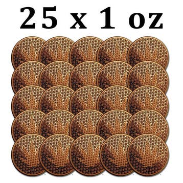 Verenigde Staten. 25 x 1 oz Cannabis Hidden Leaf 999 Fine
