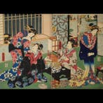 Utagawa Toyokuni III (Kunisada) – Sono Yukari Jni Dokei: Ne