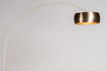 Rietveld Vloerlampen - Goud, Beige, Zand - Metaal, Marmer, Verzenden, Nieuw