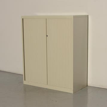 Officenow roldeurkast, creme, 136 x 115.50 cm, incl. 2, Ophalen of Verzenden, Nieuw