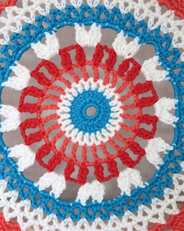 Haakpatroon Mandala in ring - bohemian wandhanger haken, Ophalen of Verzenden, Nieuw