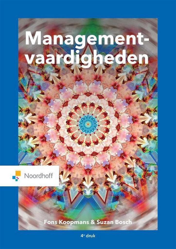9789001575588 Managementvaardigheden Fons Koopmans, Boeken, Schoolboeken, Nieuw, Verzenden