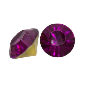 2 x Puntsteen  Preciosa SS39 setting 8mm Deep Fuchsia, Hobby en Vrije tijd, Ophalen of Verzenden, Nieuw, Overige typen