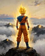 AT9 - [Canvas L] Saiyan above the Sea of Fog, Nieuw