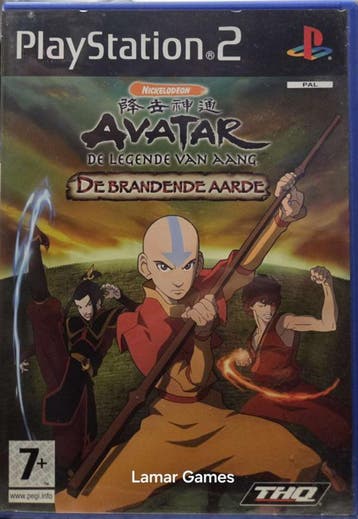 Avatar de legende van aang de brandende aarde (ps2 used, Ophalen of Verzenden, Zo goed als nieuw