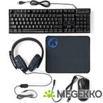 Gaming Combo Kit | 5-in-1 | Toetsenbord, Koptelefoon, Muis, Computers en Software, Desktop Pc's, Verzenden, Nieuw, Nedis