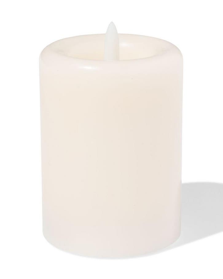 HEMA Led kaars 7.5x10cm ivoor, Huis en Inrichting, Woonaccessoires | Kandelaars en Kaarsen, Nieuw, Verzenden
